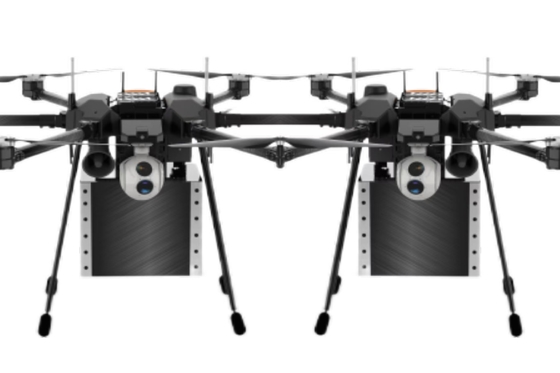 UAV véhicule aérien sans pilote de 10 kg au niveau du réseau peut transporter du fret et du sauvetage
