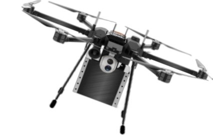 UAV en réseau Véhicule aérien sans pilote Multirotor Drone 10 kg Charge utile 12S 28000mAh Batterie